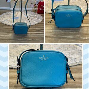 Kate spade mulberry street pyper (dark teal/silver hardware crossbody) purse